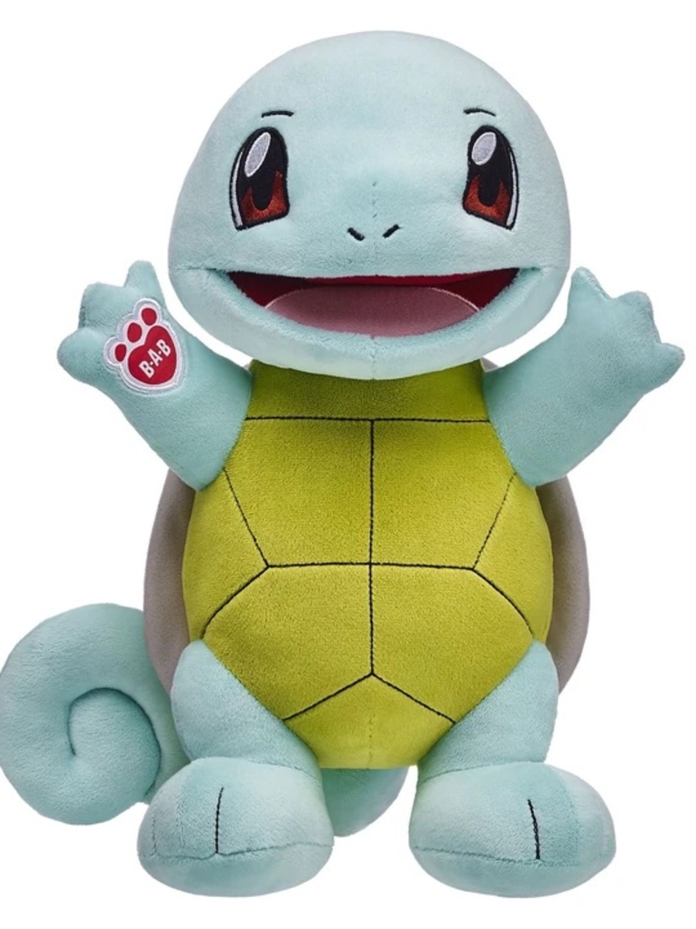 Build-A-Bear Squirtle Plush - Light Blue and Green